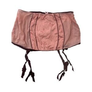 Victoria Secret Sexy Little Things Satin & Mesh Garter Panties